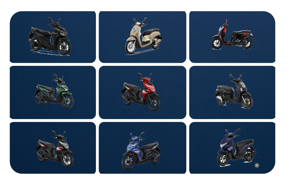 pricelist harga motor harian mingguan bulanan di lampung